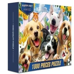 Bello Chiddo Happy Pets 1000 pc Jigsaw Puzzle